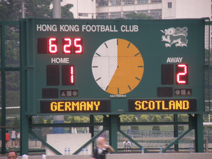 Germany 1 Scotland 2 in 2008 Grand Masters World Cup Hong Kong