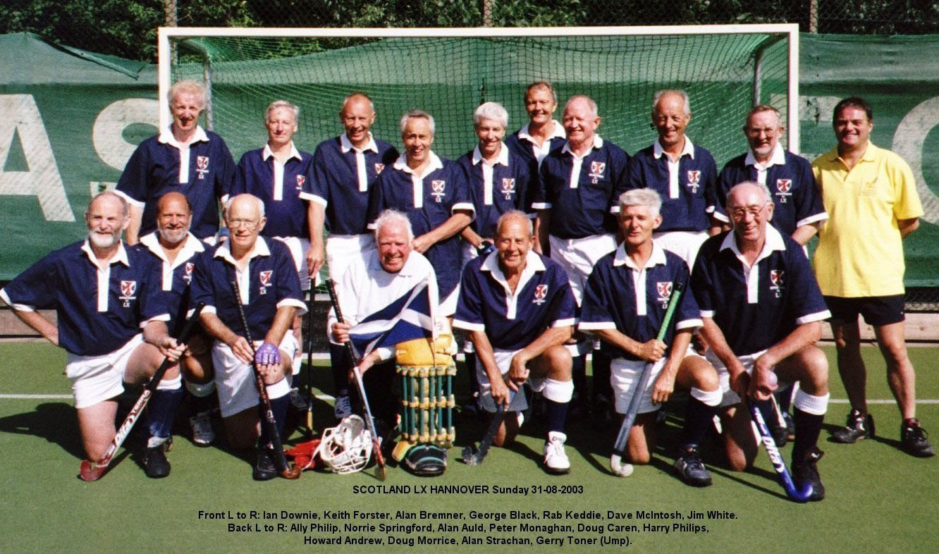 Scotland Over 60 Team Photograph Hannover 2003