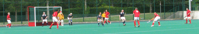 Second shot of England penalty corner: the stop