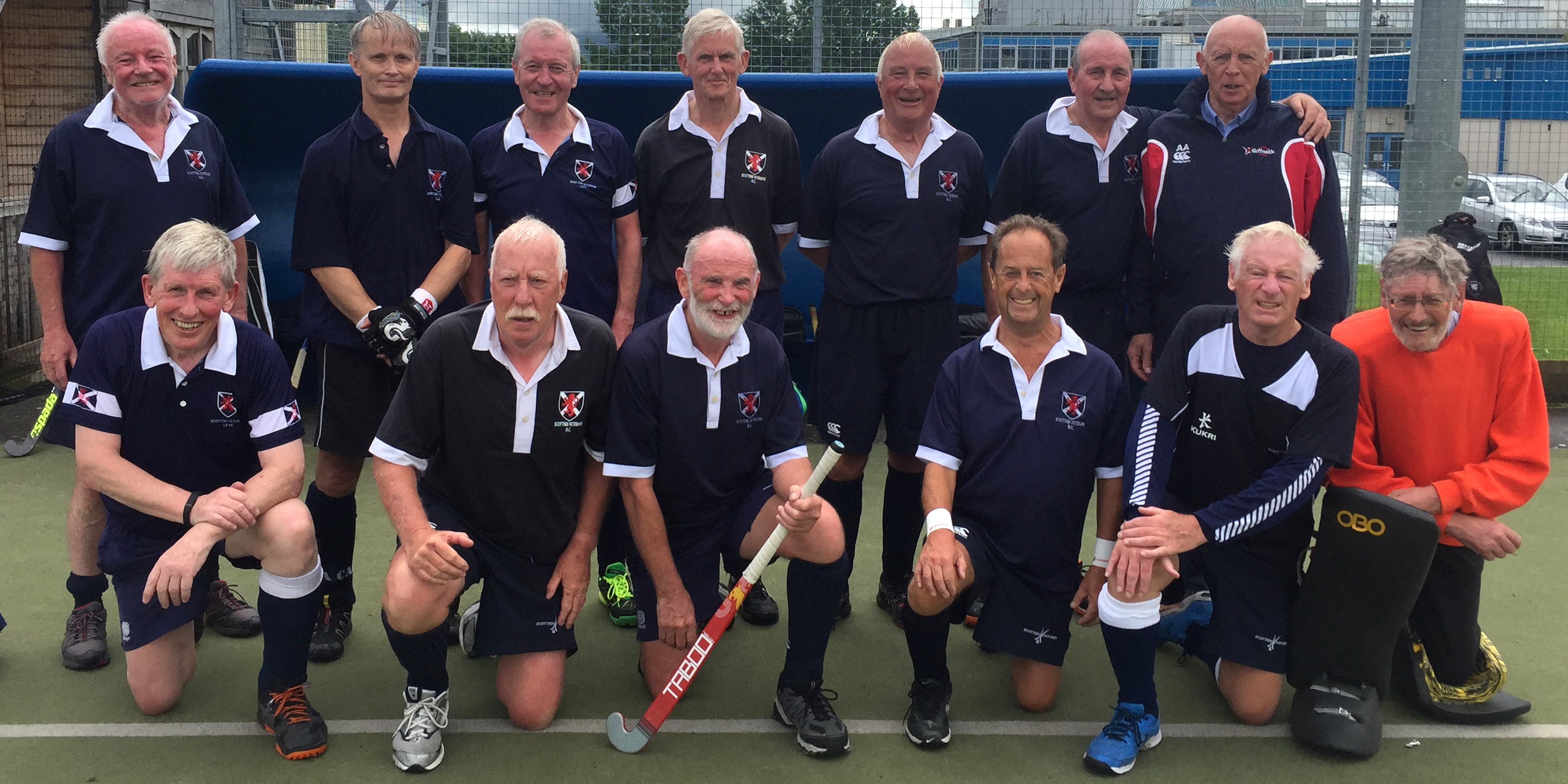 Scottish Thistles Over 70 squad Cockermouth July 2017